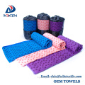 High quality soft microfiber yoga towel mat /print towel yoga mat